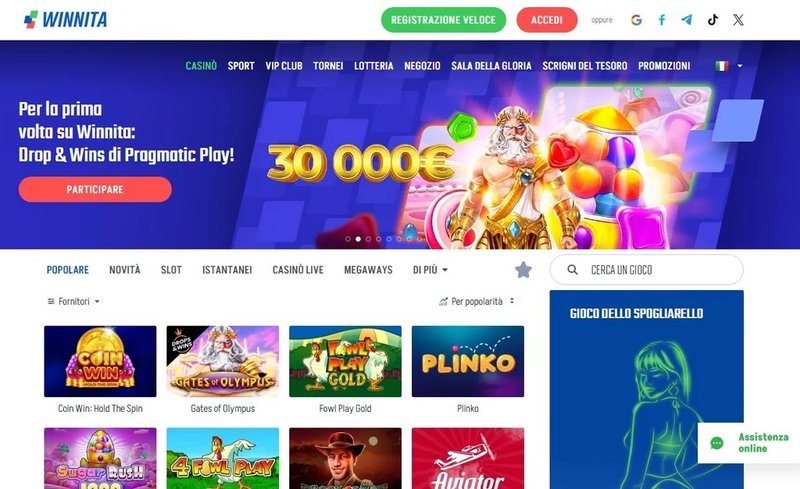 Migliore winnita accedi a Italy Migliore winnita accedi a Italy